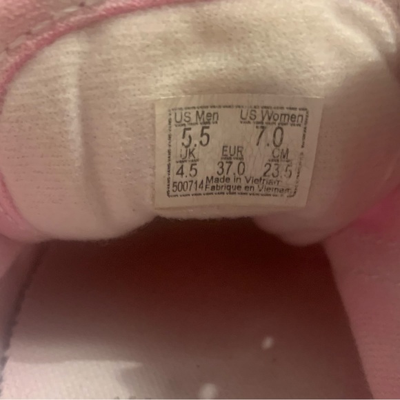 VANS Canvas Old Skool Shoe | size 7 custom "one of a kind" pink tie-dye - Picture 16 of 16